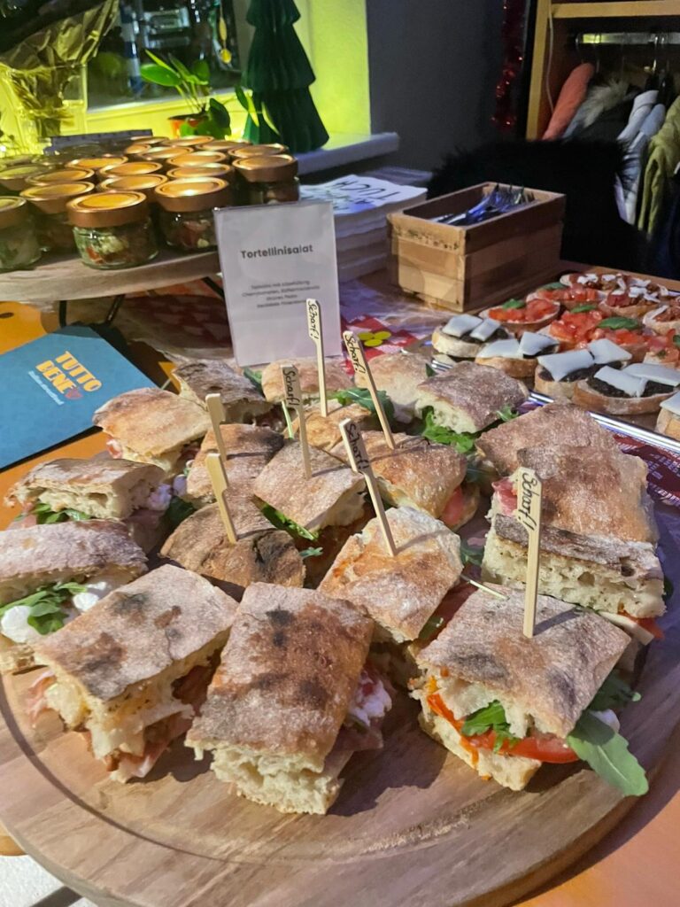 Panini-Platte für Catering